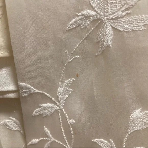 Vintage 100% Silk Embroidered Cream Blazer and Tank Set - Rena Rowan 4P - Picture 13 of 14